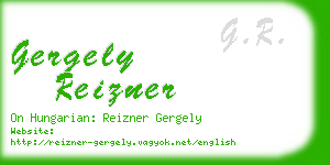 gergely reizner business card